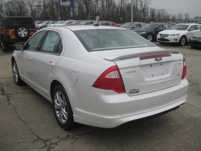 ford fusion 2012 white sedan se gasoline 4 cylinders front wheel drive 6 speed automatic 62863