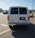 ford econoline wagon 2011 white van e 350 sd xlt flex fuel 8 cylinders rear wheel drive automatic with overdrive 76108