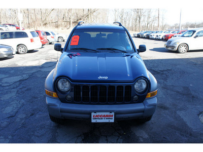jeep liberty 2005 blue suv sport gasoline 6 cylinders 4 wheel drive automatic 08812