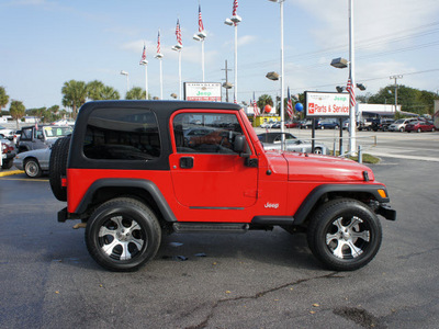 jeep wrangler 2006 red suv x gasoline 6 cylinders 4 wheel drive automatic 33021