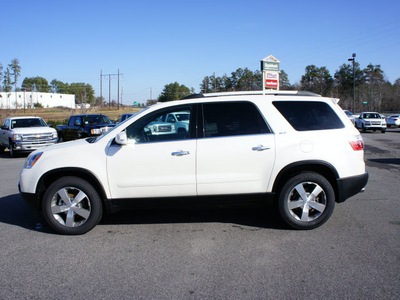gmc acadia 2012 white suv slt 1 gasoline 6 cylinders front wheel drive automatic 27330