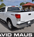 toyota tundra 2010 white limited trd gasoline 8 cylinders 2 wheel drive automatic 32771