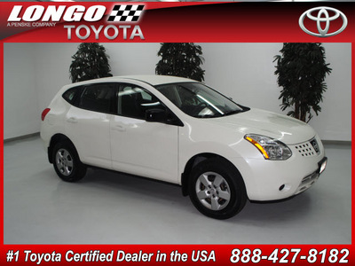nissan rogue 2009 off white suv s gasoline 4 cylinders front wheel drive automatic 91731