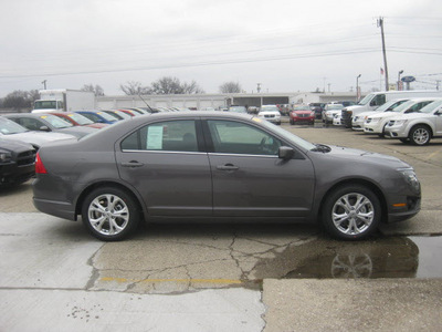 ford fusion 2012 gray sedan se gasoline 4 cylinders front wheel drive automatic 62863