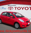 toyota yaris 2010 red gasoline 4 cylinders front wheel drive automatic 79925