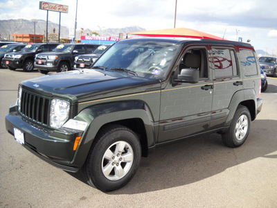 jeep liberty 2011 green suv sport gasoline 6 cylinders 2 wheel drive automatic 79925