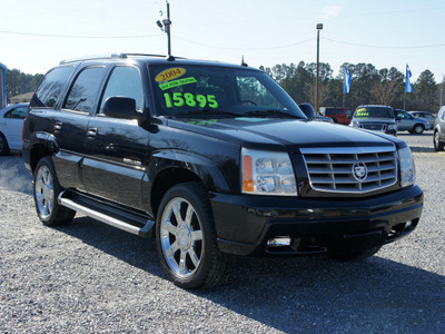 cadillac escalade 2004 black suv gasoline 8 cylinders all whee drive automatic 27569