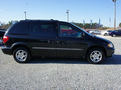 dodge caravan 2004 black van sxt gasoline 6 cylinders front wheel drive automatic 27569