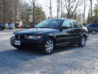 bmw 3 series 2004 black sedan 325i gasoline 6 cylinders rear wheel drive automatic 27569