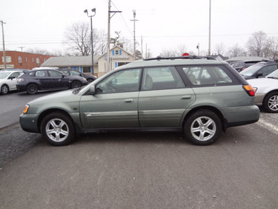 subaru outback 2004 lt  green wagon h6 3 0 l l  bean edition gasoline 6 cylinders all whee drive automatic 45324