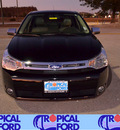 ford focus 2011 black sedan sel gasoline 4 cylinders front wheel drive automatic 32837
