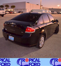 ford focus 2011 black sedan sel gasoline 4 cylinders front wheel drive automatic 32837