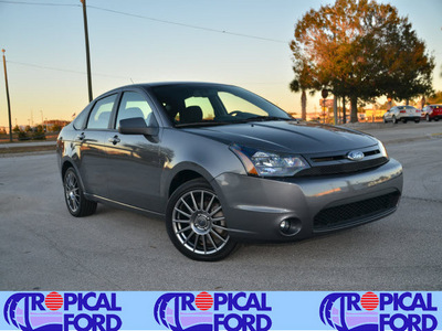 ford focus 2010 gray sedan ses gasoline 4 cylinders front wheel drive automatic 32837