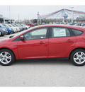 ford focus 2012 red hatchback se gasoline 4 cylinders front wheel drive automatic 77388