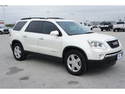 gmc acadia 2007 off white suv slt 2 gasoline 6 cylinders all whee drive automatic 77388