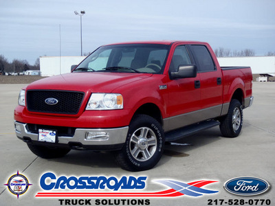ford f 150 2005 red xlt 8 cylinders 4 wheel drive automatic 62708
