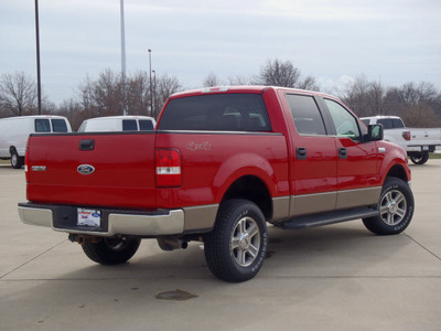 ford f 150 2005 red xlt 8 cylinders 4 wheel drive automatic 62708