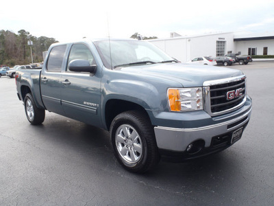 gmc sierra 1500 2009 gray slt gasoline 8 cylinders 4 wheel drive automatic with overdrive 28557