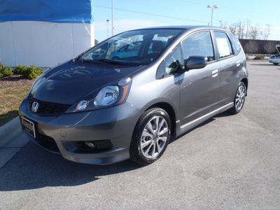 honda fit 2012 gray hatchback sport gasoline 4 cylinders front wheel drive automatic 28557