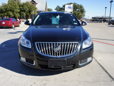 buick regal 2011 black sedan cxl turbo gasoline 4 cylinders front wheel drive automatic 76087