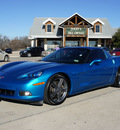 chevrolet corvette 2009 blue coupe gasoline 8 cylinders rear wheel drive 6 speed manual 76087