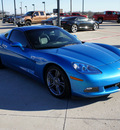 chevrolet corvette 2009 blue coupe gasoline 8 cylinders rear wheel drive 6 speed manual 76087