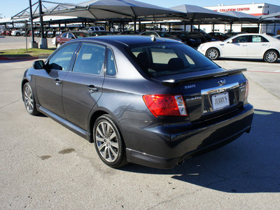 subaru impreza wrx 2009 black sedan gasoline 4 cylinders all whee drive 5 speed manual 76087