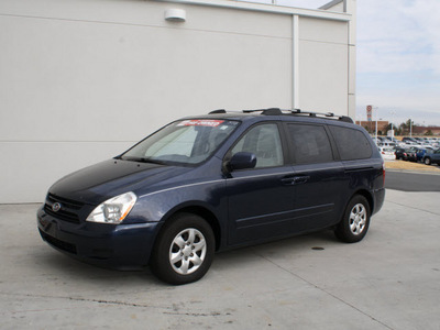 kia sedona 2007 blue van lx gasoline 6 cylinders front wheel drive automatic 27215