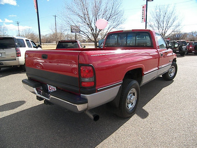 dodge ram 2500 1994 red pickup truck laramie slt diesel 6 cylinders rear wheel drive 4 speed with overdrive 81212