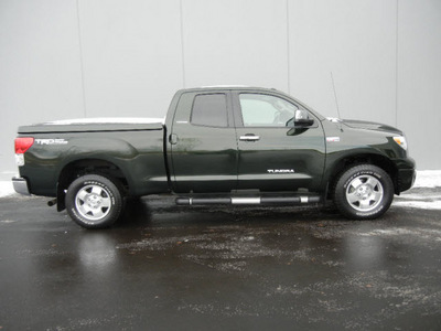 toyota tundra 2010 dk  green pickup truck limited 4x4 double cab navi flex fuel 8 cylinders 4 wheel drive automatic 55448