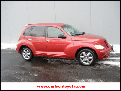 chrysler pt cruiser 2004 red wagon touring edition gasoline 4 cylinders front wheel drive automatic 55448