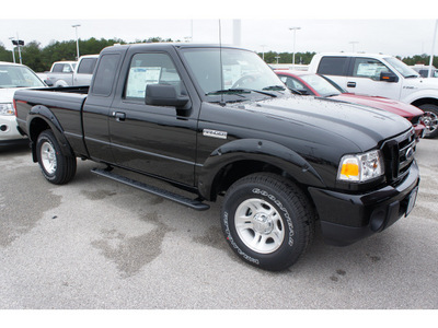ford ranger 2011 black pickup truck sport gasoline 6 cylinders 2 wheel drive 5 speed automatic 77388