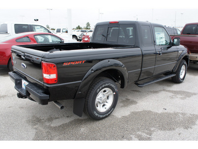 ford ranger 2011 black pickup truck sport gasoline 6 cylinders 2 wheel drive 5 speed automatic 77388