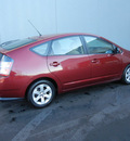 toyota prius 2005 dk  red hatchback hybrid 4 cylinders front wheel drive automatic 55448
