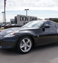 nissan 370z 2010 black coupe gasoline 6 cylinders rear wheel drive automatic 76018