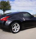 nissan 370z 2010 black coupe gasoline 6 cylinders rear wheel drive automatic 76018