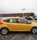 ford focus 2012 orange hatchback se w sync gasoline 4 cylinders front wheel drive automatic with overdrive 60546
