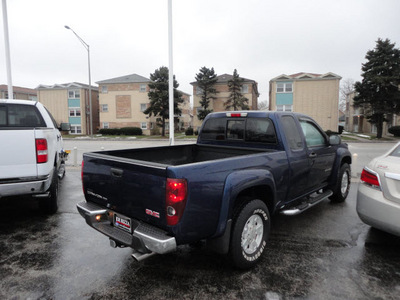 gmc canyon 2004 dk  blue pickup truck sle gasoline 5 cylinders rear wheel drive automatic with overdrive 60546