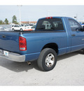 dodge ram pickup 1500 2002 blue pickup truck st gasoline 6 cylinders rear wheel drive automatic 77388