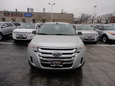 ford edge 2012 silver se gasoline 6 cylinders front wheel drive automatic with overdrive 60546
