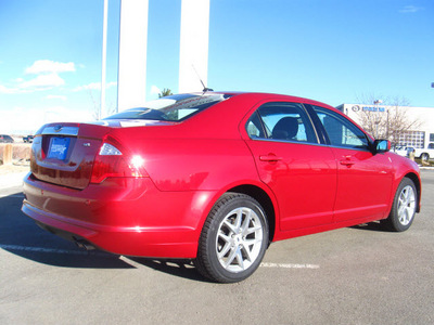 ford fusion 2010 dk  red sedan sel gasoline 4 cylinders front wheel drive automatic 80504