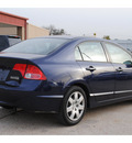 honda civic 2006 blue sedan lx gasoline 4 cylinders front wheel drive automatic 77037