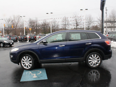 mazda cx 9 2009 stormy blue suv grand touring gasoline 6 cylinders all whee drive automatic 07701