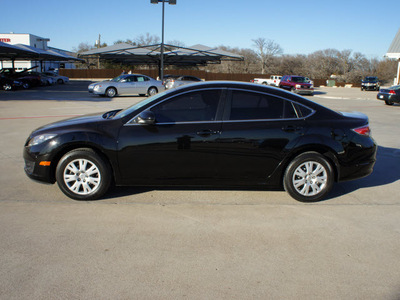 mazda mazda6 2009 black sedan gasoline 4 cylinders front wheel drive 6 speed manual 76087