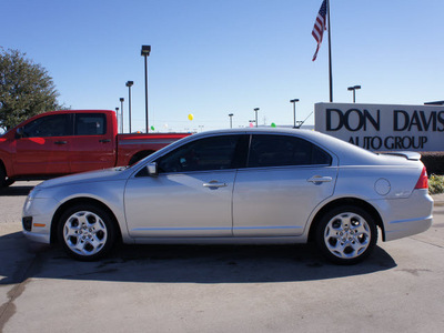 ford fusion 2010 silver sedan se gasoline 4 cylinders front wheel drive automatic 76018