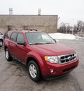 ford escape 2012 red suv xlt gasoline 4 cylinders front wheel drive automatic with overdrive 60546