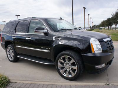 cadillac escalade 2008 black suv gasoline 8 cylinders all whee drive automatic 76018