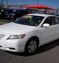 toyota camry 2008 white sedan gasoline 4 cylinders front wheel drive automatic 79925