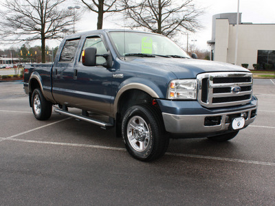 ford f 250 super duty 2006 blue lariat gasoline 8 cylinders 4 wheel drive automatic 27616