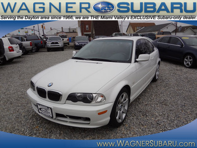 bmw 3 series 2002 white coupe 325ci gasoline 6 cylinders rear wheel drive 5 speed with overdrive 45324